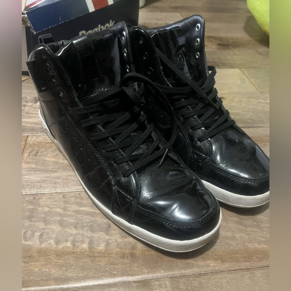 Clae Patent Leather high top sneakers